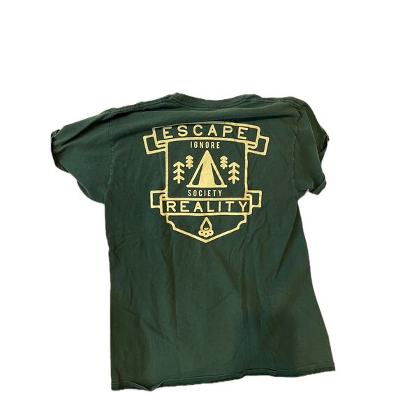 Dravus Escape Reality Ignore Society T-Shirt Mens L - Picture 2 of 3